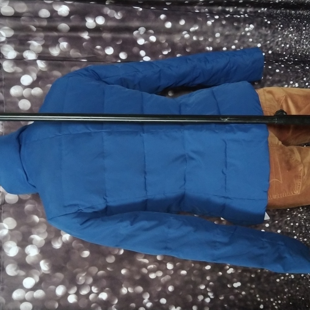 EUC Down Filled Puffer Coat 🧥 Royal Blue sz XS by JOE FRESH - Picture 6 of 10